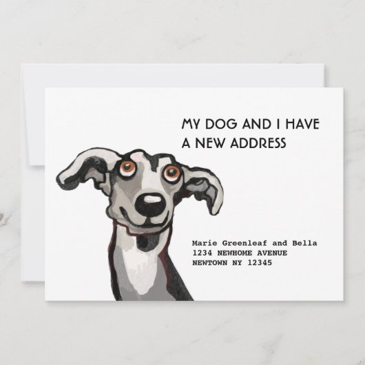 Carte de notification de déménagement pour moi et  (Devant)