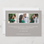 Carte de notification de mariage à personnaliser a (Dos)