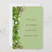 Carte de notification de mariage élégante et moder (Dos)