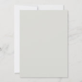 Carte de notification de mariage moderne à ombre p (Dos)