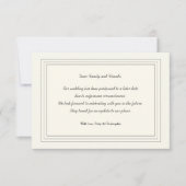 Carte de notification de report classique (Devant)