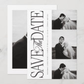 Carte de notification de sauvegarde de date avec p (Devant / Derrière)