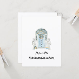 Carte de notre premier Noël dans notre nouvelle ma
