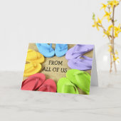 CARTE DE NOUS TOUS - FLIP FLOPS ANNIVERSAIRE (Fleur jaune)