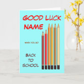 Carte De nouveau aux souhaits d'école (Fleur jaune)