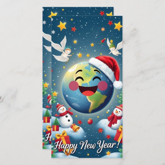 Carte de Nouvel An (Devant / Derrière)