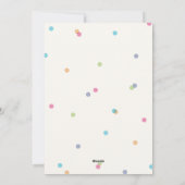 Carte de Nouvel An avec Confettis (Dos)