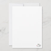 Carte de Nouvel An avec un feu d'artifice de carot (Dos)