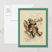 Carte de Nouvel An "Bonne et Annee" (Devant / Derrière)