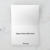 Carte de Nouvel An chinois Kung Hei Fat Choy (Intérieur)