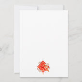 Carte de Nouvel An Chinoise de lapin (Dos)