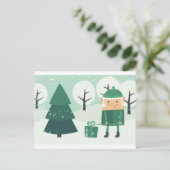 carte de nouvelle année (Debout devant)