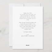 carte de nouvelle année (Dos)