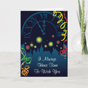 CARTE DE NOUVELLE ANNÉE