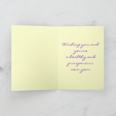 Carte de nouvelle année à l'hawaïenne (Intérieur)