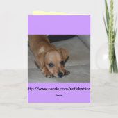 Carte de nouvelle année à l'hawaïenne (Dos)