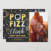 Carte de nouvelle année de Faire-part de grossesse (Devant / Derrière)