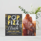 Carte de nouvelle année de Faire-part de grossesse (Debout devant)