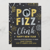 Carte de nouvelle année de Faire-part de grossesse (Devant / Derrière)