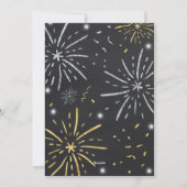 Carte de nouvelle année de Faire-part de grossesse (Dos)