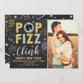 Carte de nouvelle année de Faire-part de grossesse (Devant / Derrière)