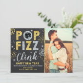 Carte de nouvelle année de Faire-part de grossesse (Debout devant)