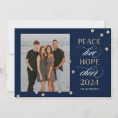 Carte de nouvelle année optimiste (Devant)