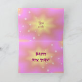 Carte de nouvelle année Stars Light (Intérieur)