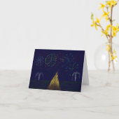 Carte de nuit Bonfire (Fleur jaune)