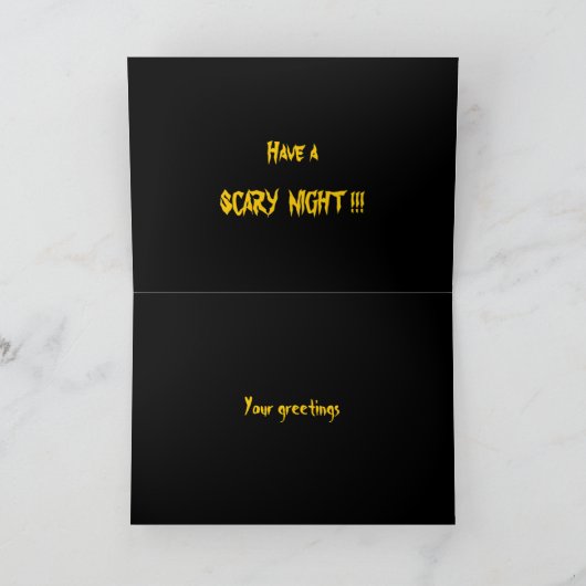 Carte de nuit effrayante (Intérieur)