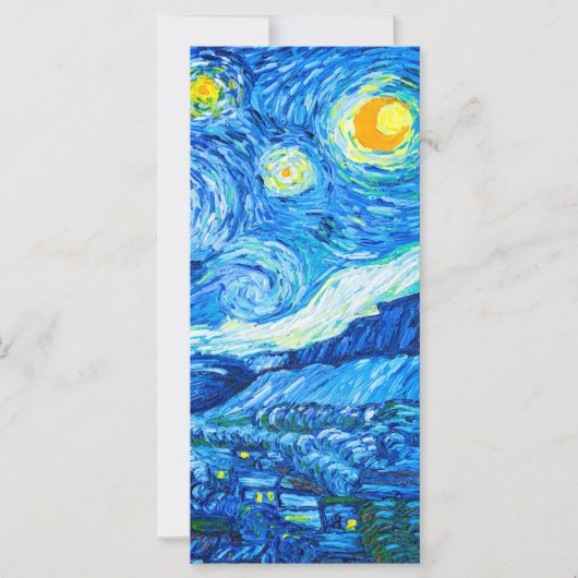 Carte de nuit Van Gogh Starry (Devant)