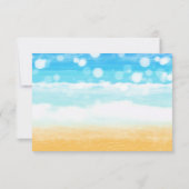 Carte de numéro de siège de la table de croisière  (Dos)