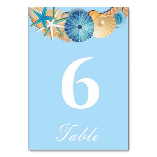 Carte de numéro de table (Par défaut)