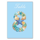 Carte de numéro de table (Dos)