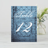 Carte de numéro de table 5x7 Cou de plafond de pan (Debout devant)