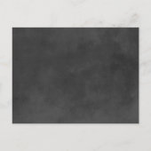 Carte de numéro de table à monogramme sur tableau (Dos)