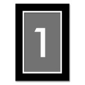 Carte de numéro de table à toutes les occasions Ch (Dos)