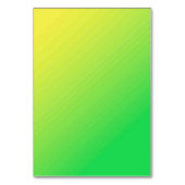 Carte de numéro de table américaine couleur solide (Dos)