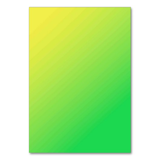 Carte de numéro de table américaine couleur solide (Par défaut)