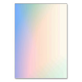 Carte de numéro de table américaine couleur solide (Dos)