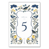 Carte de numéro de table Art Déco vintage (Par défaut)