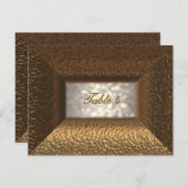 Carte de numéro de table Ashley Victorian (Devant / Derrière)