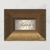 Carte de numéro de table Ashley Victorian (Dos)