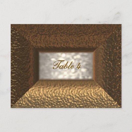 Carte de numéro de table Ashley Victorian (Devant)