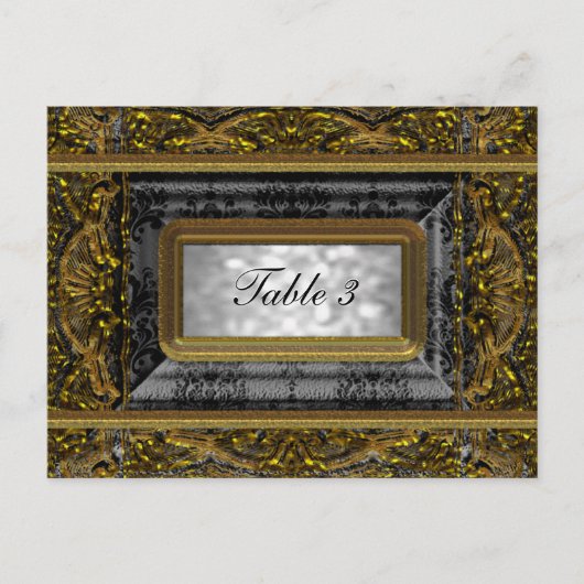 Carte de numéro de table Crémieux (Devant)