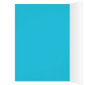 Carte de numéro de table Damask bleu, blanc et noi (Intérieur (Gauche))