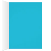 Carte de numéro de table Damask bleu, blanc et noi (Intérieur (Droit))