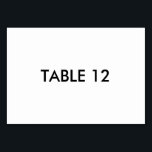 Carte de numéro de table de célébration horizontal<br><div class="desc">Personnalisez l'art simple,  ajoutez un nom ou une photo. Ça a l'air bien sur n'importe quoi. ⭐PERSONNALISEZ ce modèle avec votre œuvre d'art. ⭐MODIFIEZ-le davantage pour apporter plus de modifications. ⭐TRANSFÉREZ ce design sur n'importe quel produit. Visitez tous mes magasins à bit.ly/SandyspiderStores (copiez et collez).</div>