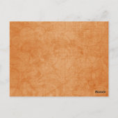 Carte de numéro de table de dentelle sur la Tangér (Dos)