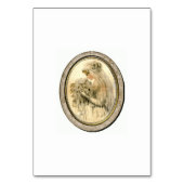 Carte de numéro de table de Fête des mariées vinta (Dos)